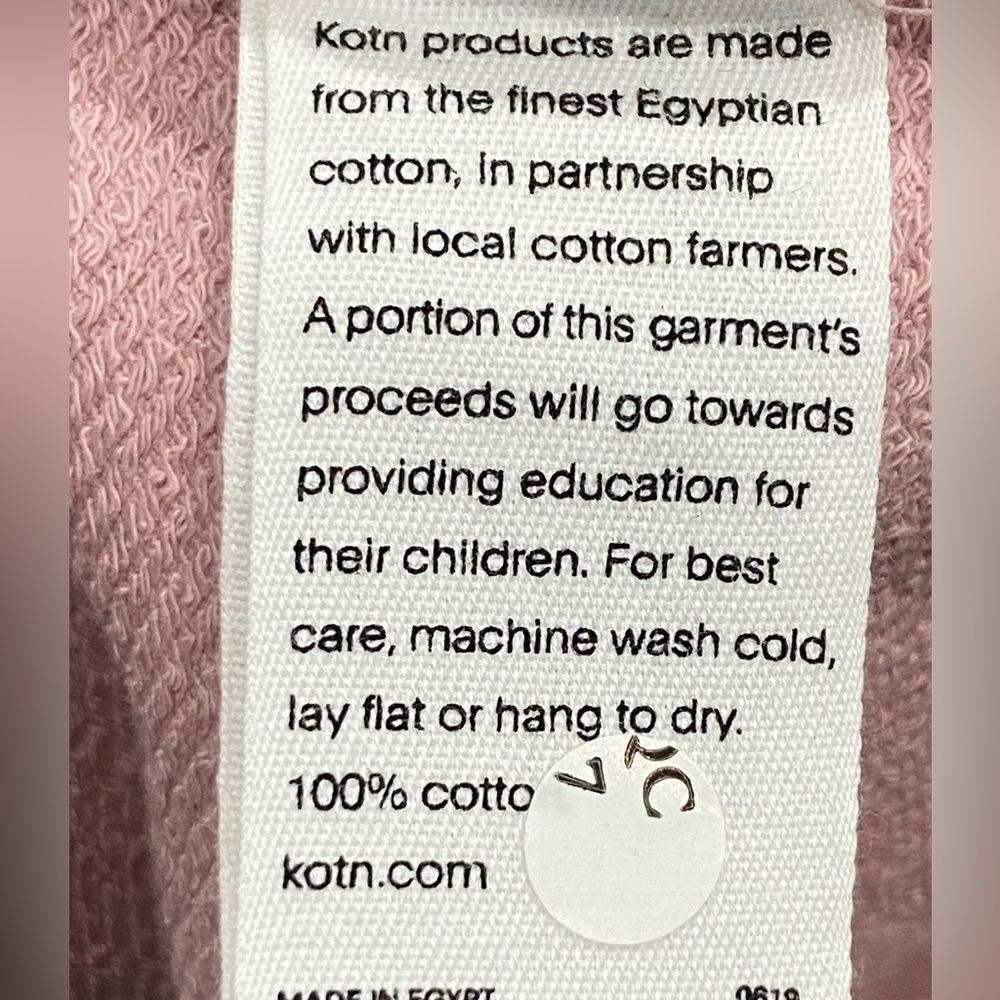 Goodee x Kotn The Goodee Hoodie Sweatshirt Pullover Dusty Rose Mens Size M NWT - Picture 11 of 11